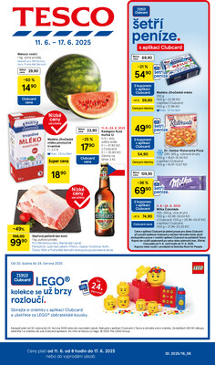 Tesco malé hypermarkety od 11.6. do 17.6.2025