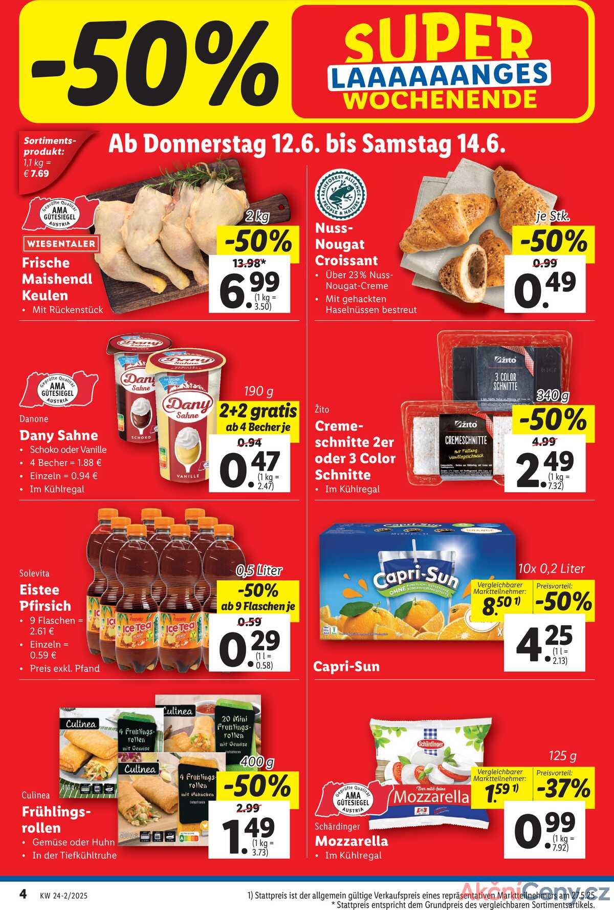 Leták Lidl Rakousko 12.6.-17.6.2025 strana 6