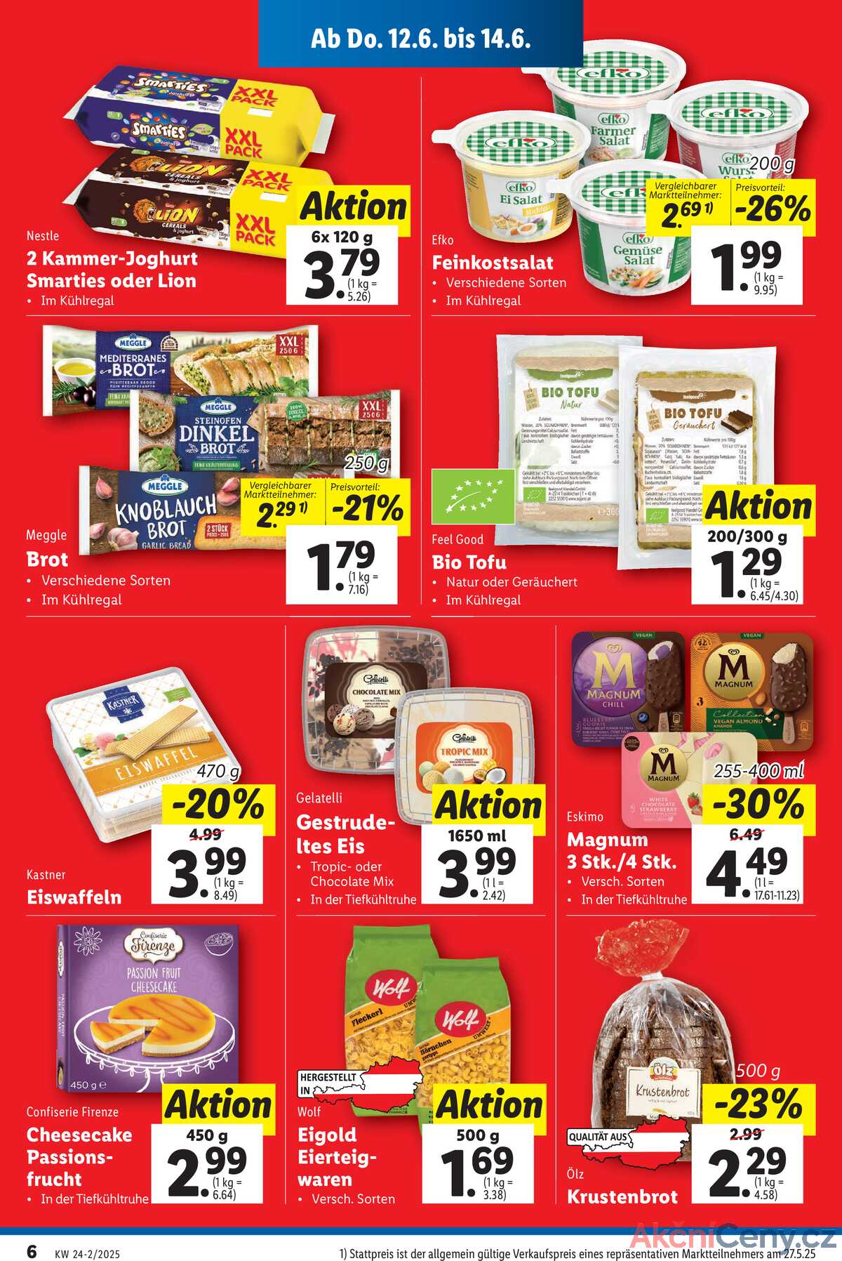 Leták Lidl Rakousko 12.6.-17.6.2025 strana 8