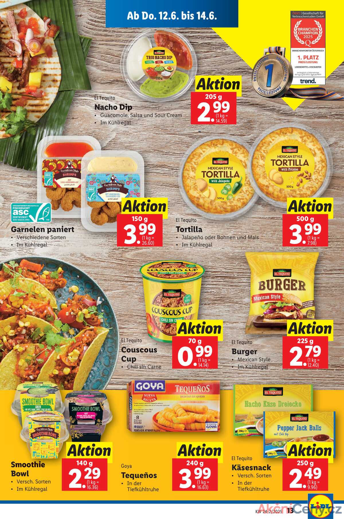 Leták Lidl Rakousko 12.6.-17.6.2025 strana 15