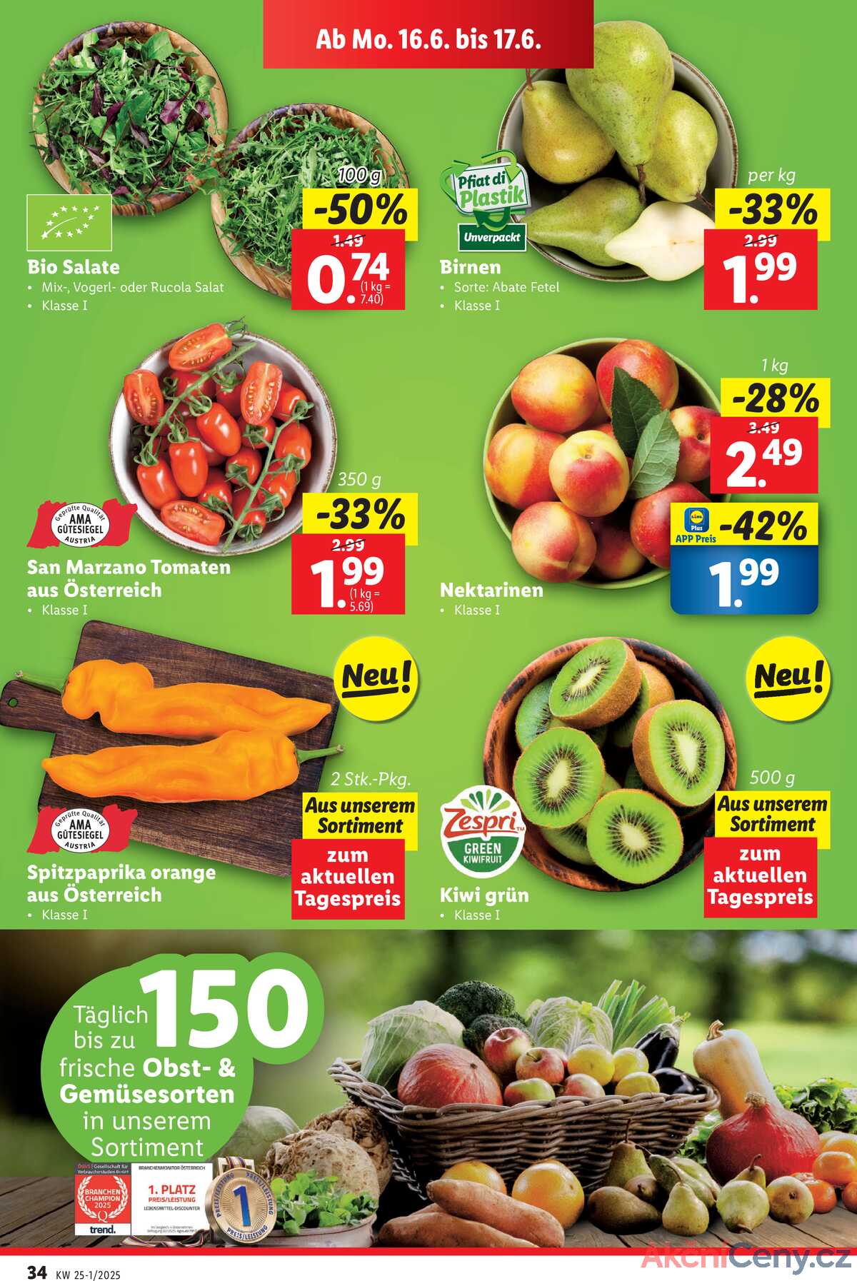Leták Lidl Rakousko 12.6.-17.6.2025 strana 40