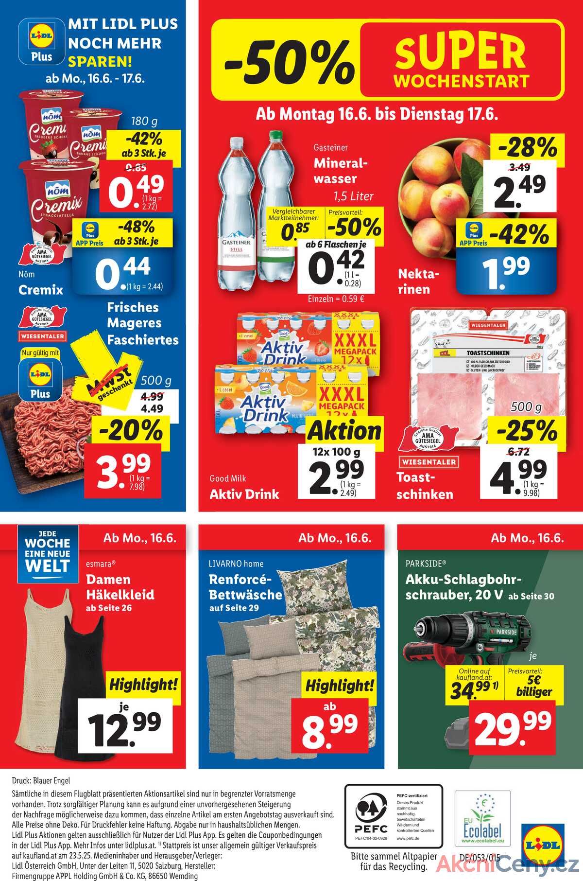 Leták Lidl Rakousko 12.6.-17.6.2025 strana 46