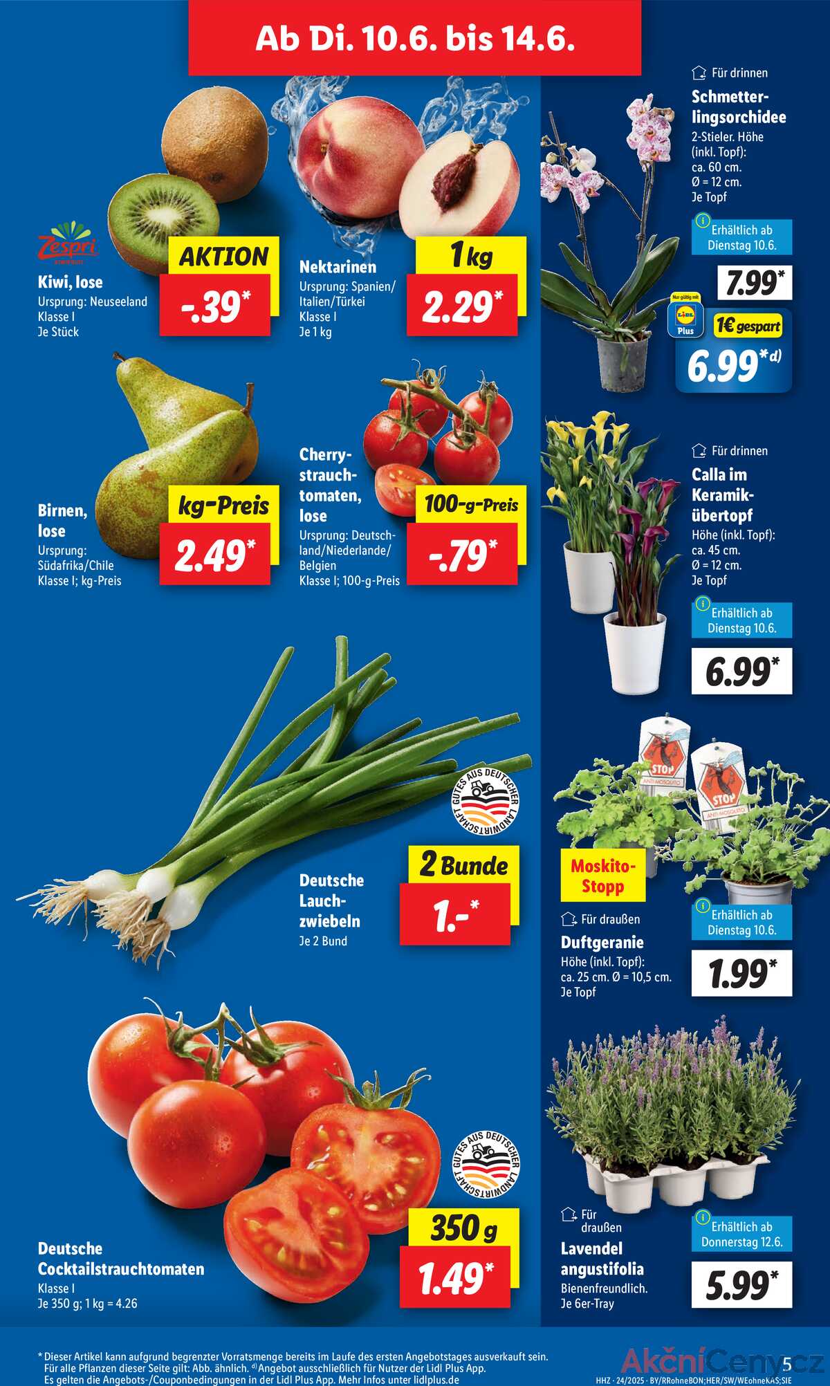 Leták Lidl Německo 10.6.-14.6.2025 strana 5