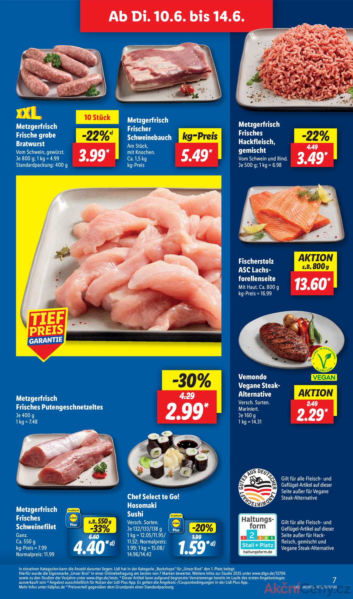 Leták Lidl Německo 10.6.-14.6.2025 strana 7