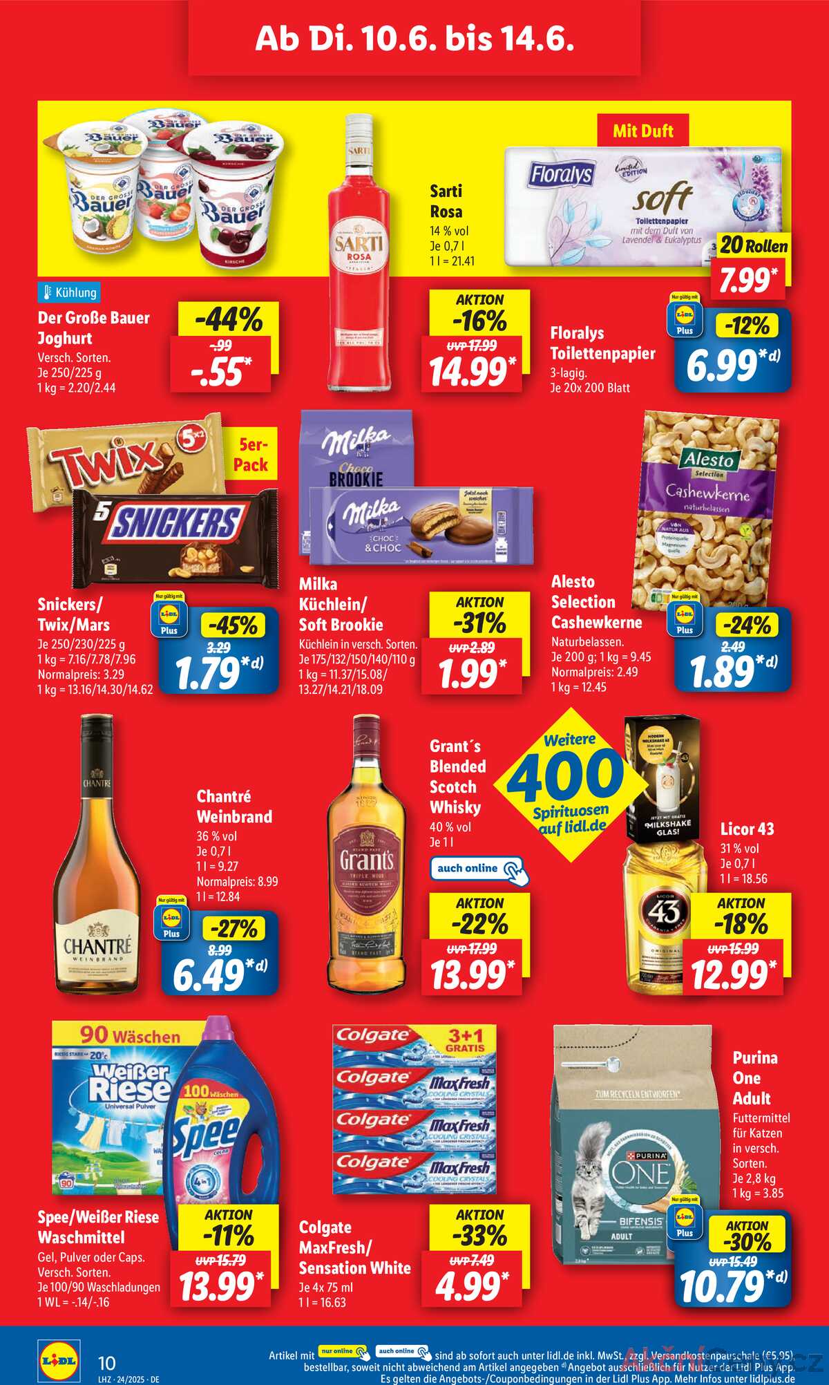 Leták Lidl Německo 10.6.-14.6.2025 strana 12