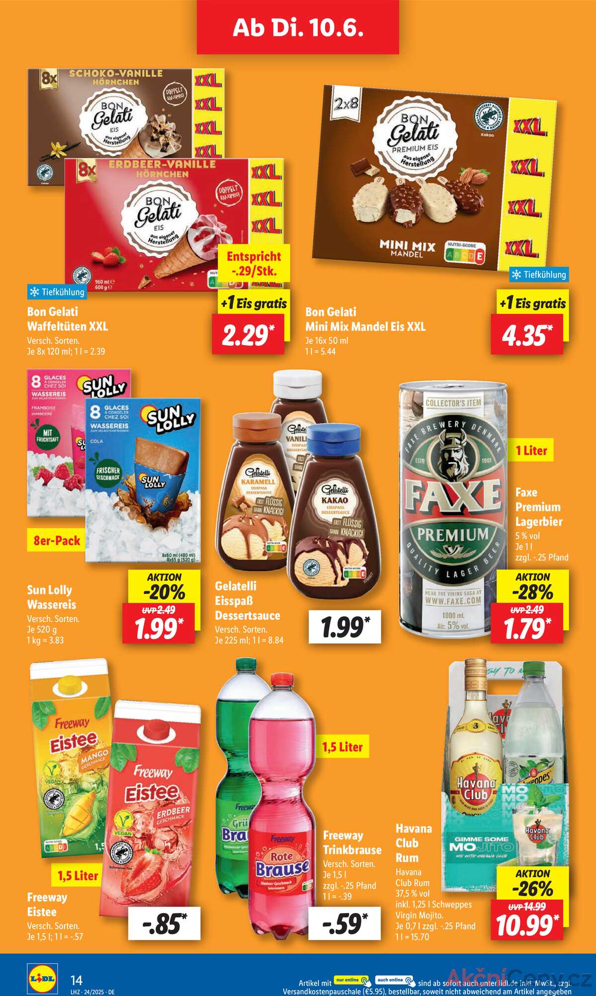 Leták Lidl Německo 10.6.-14.6.2025 strana 22