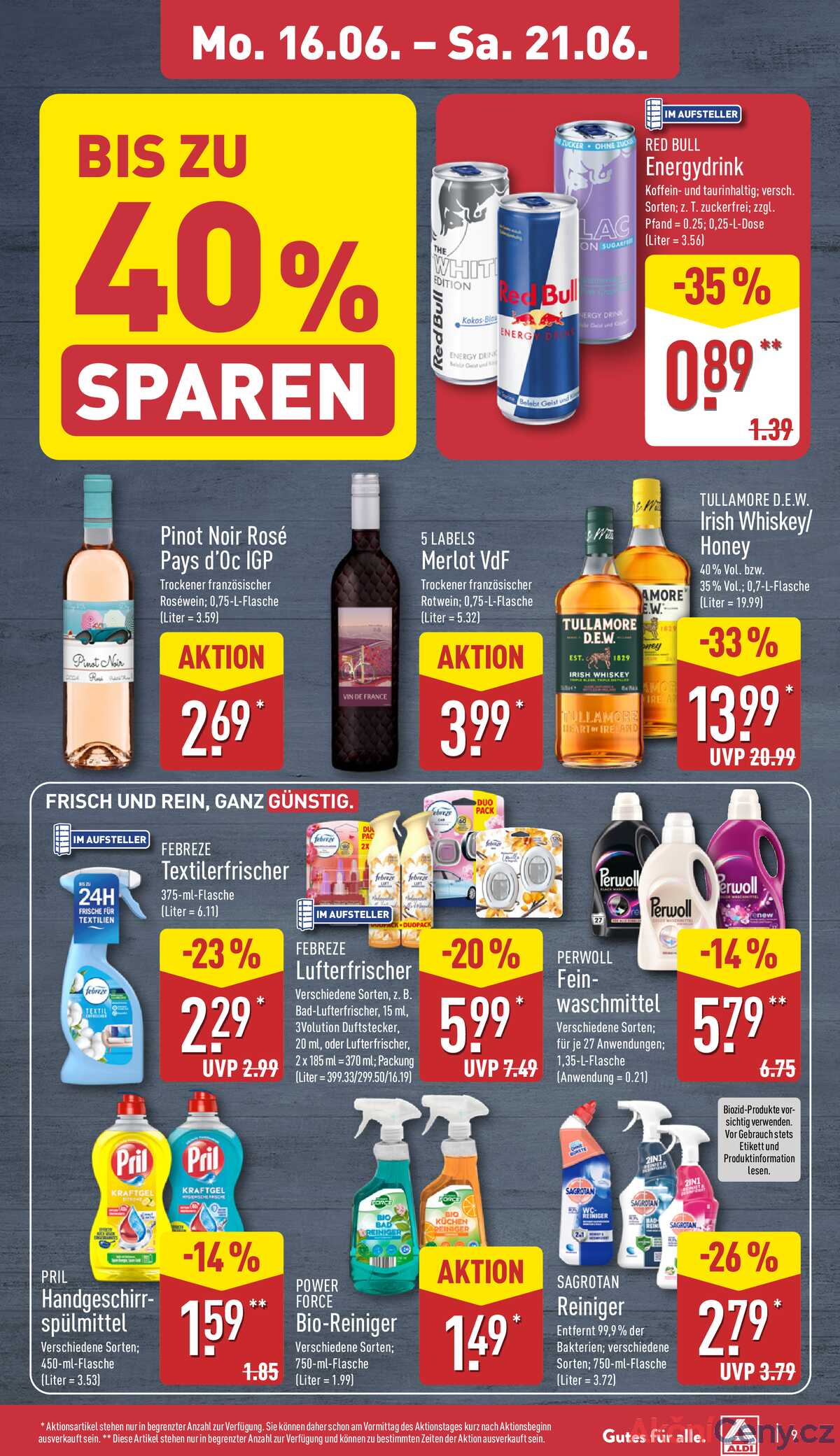 Leták ALDI Německo 16.6.-22.6.2025 strana 9