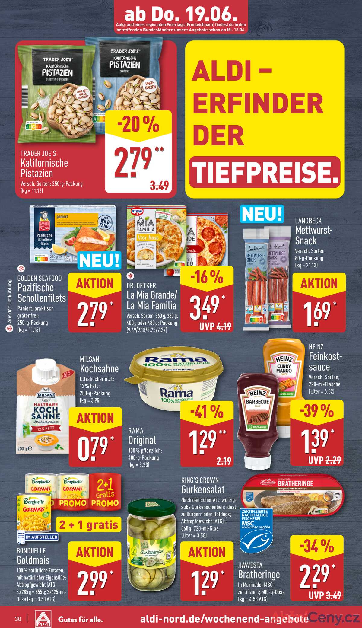 Leták ALDI Německo 16.6.-22.6.2025 strana 30
