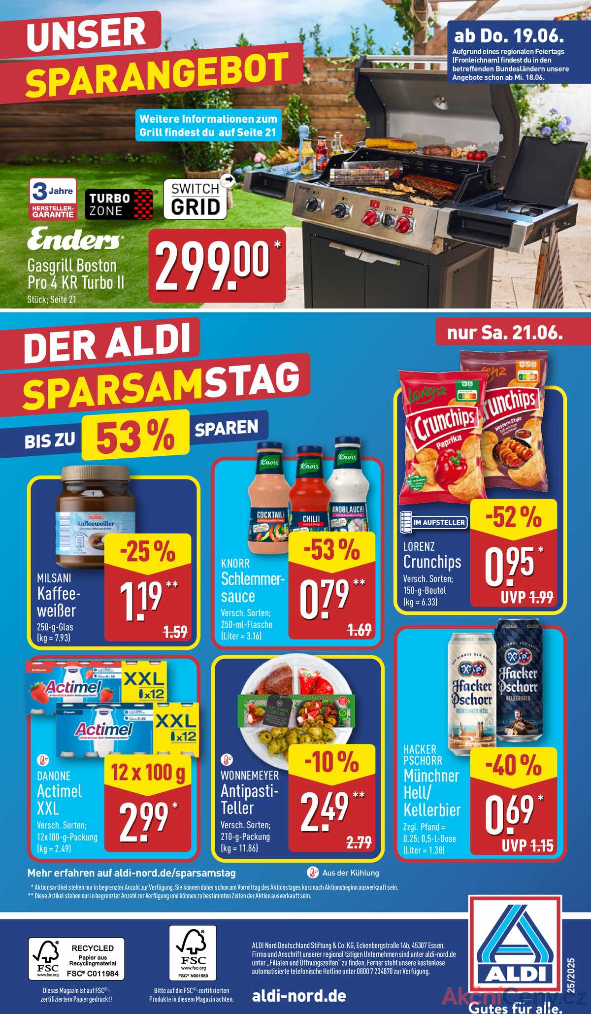 Leták ALDI Německo 16.6.-22.6.2025 strana 36