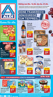 Leták ALDI Německo 16.6.-22.6.2025