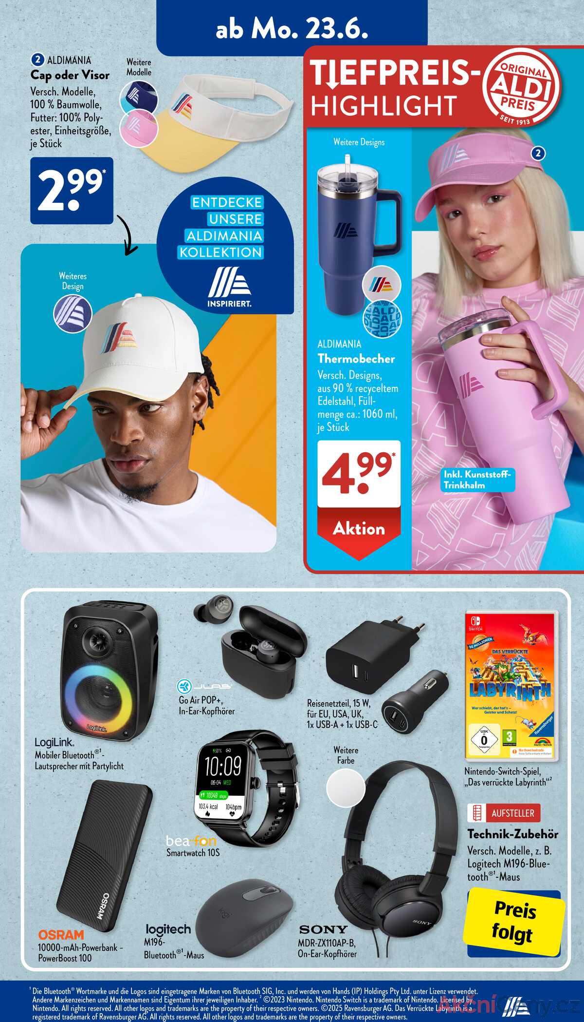 Leták ALDI SÜD Německo 23.6.-29.6.2025 strana 3