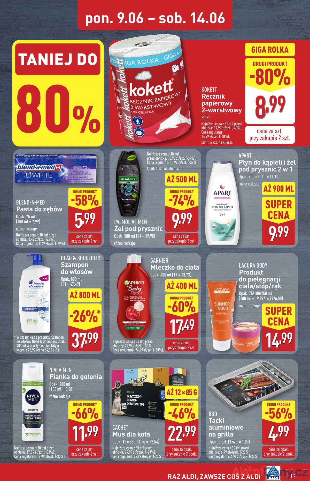 Leták Aldi Polsko 9.6.-14.6.2025 strana 19