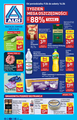 Leták Aldi Polsko 9.6.-14.6.2025