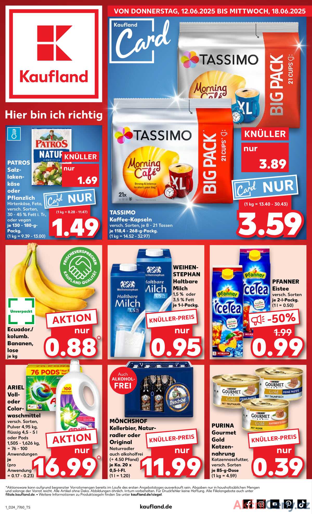 Leták Kaufland Německo 12.6.-18.6.2025 strana 1