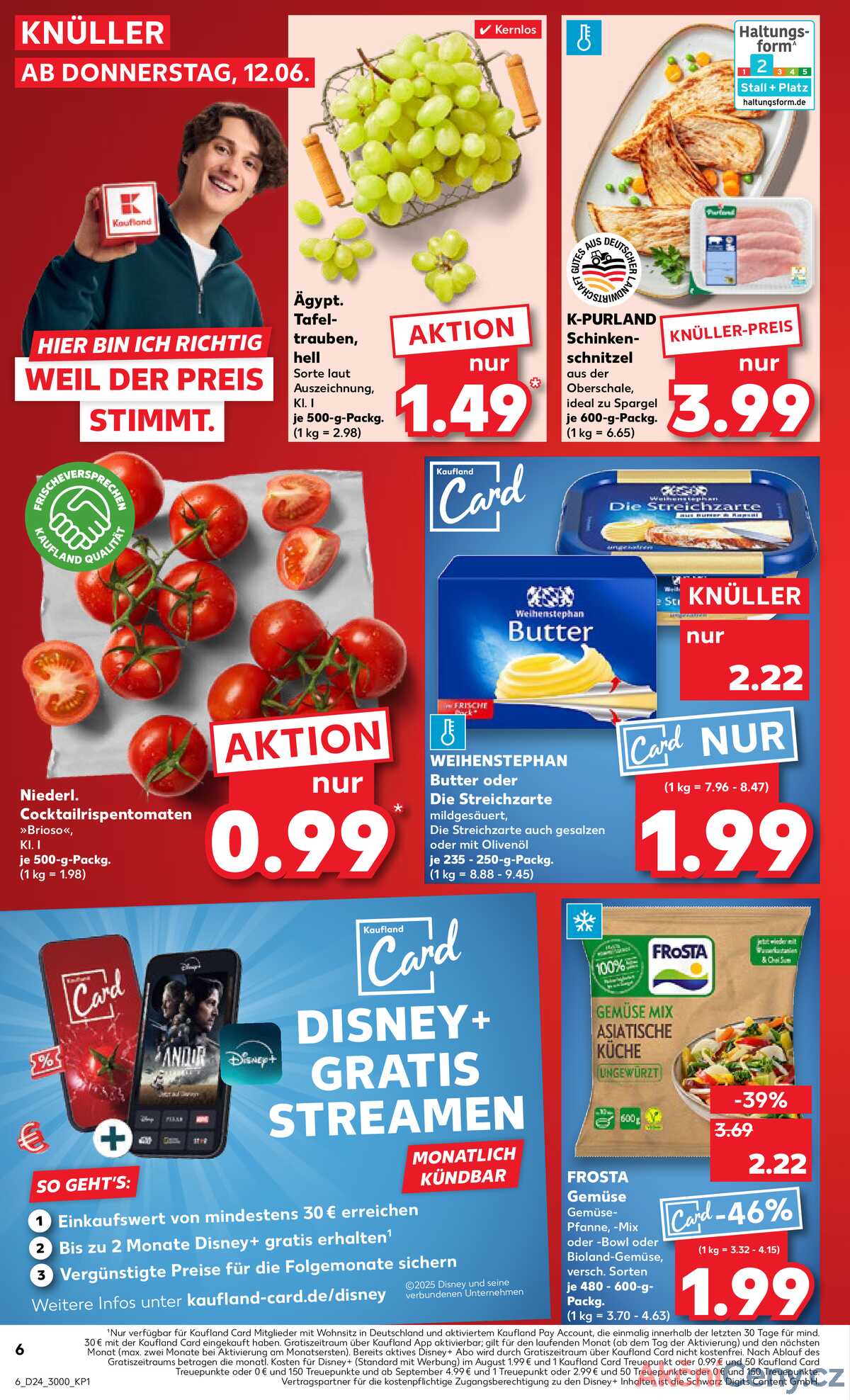 Leták Kaufland Německo 12.6.-18.6.2025 strana 6