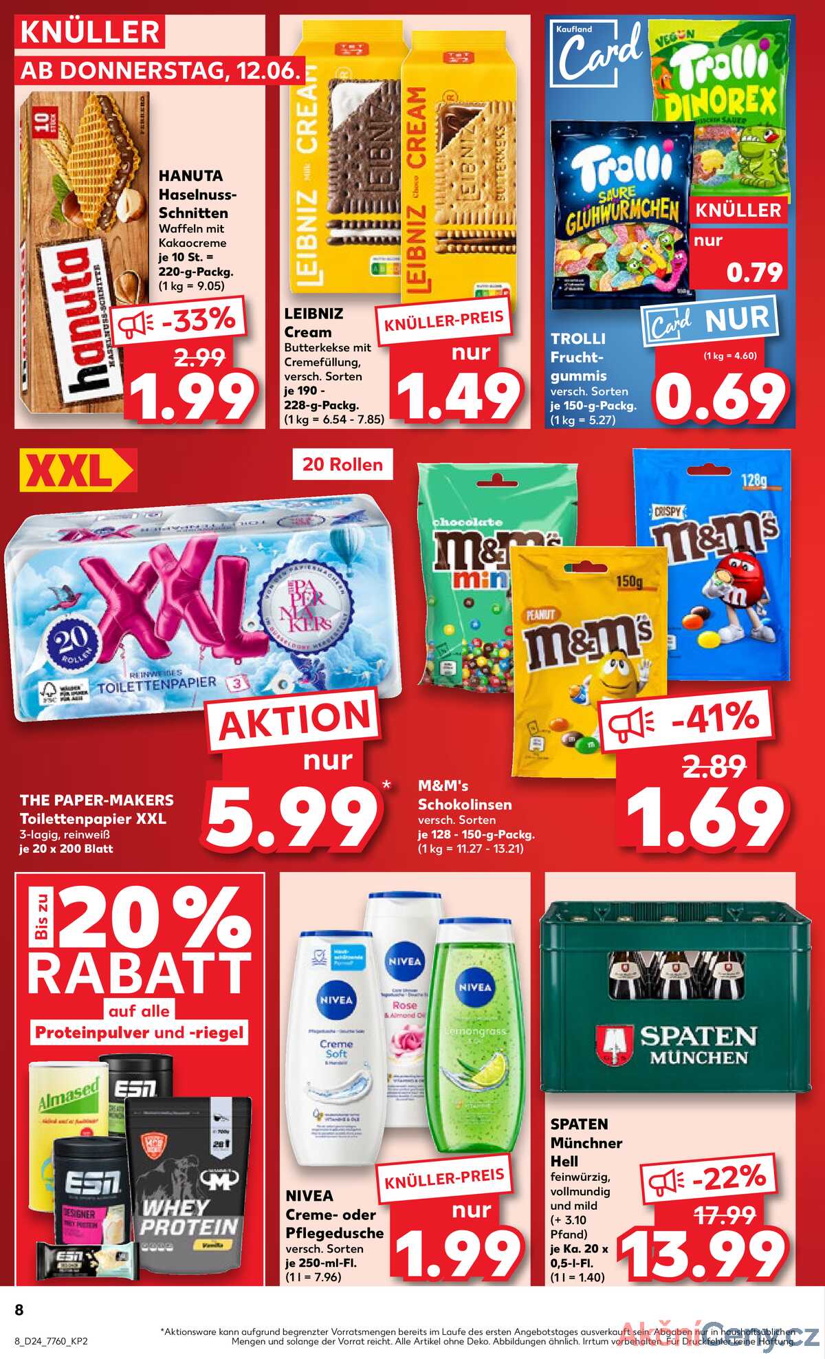 Leták Kaufland Německo 12.6.-18.6.2025 strana 8