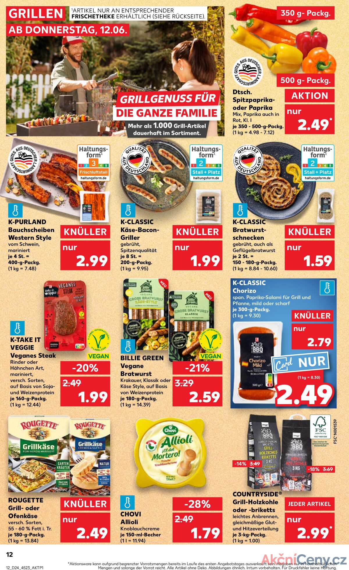 Leták Kaufland Německo 12.6.-18.6.2025 strana 12