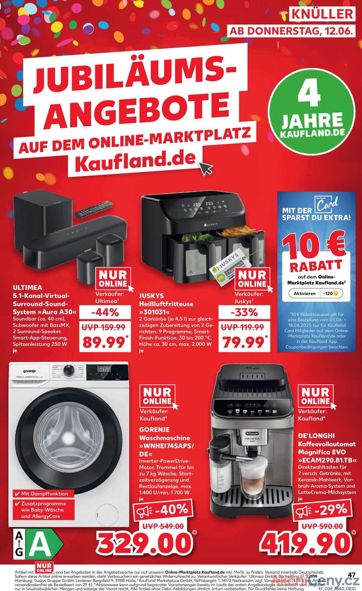 Leták Kaufland Německo 12.6.-18.6.2025 strana 47