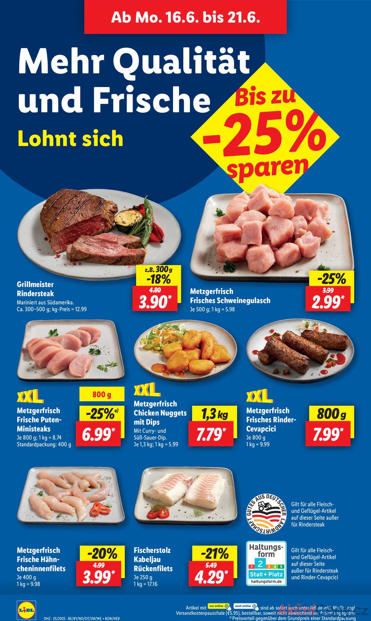 Leták Lidl Německo 16.6.-21.6.2025 strana 6