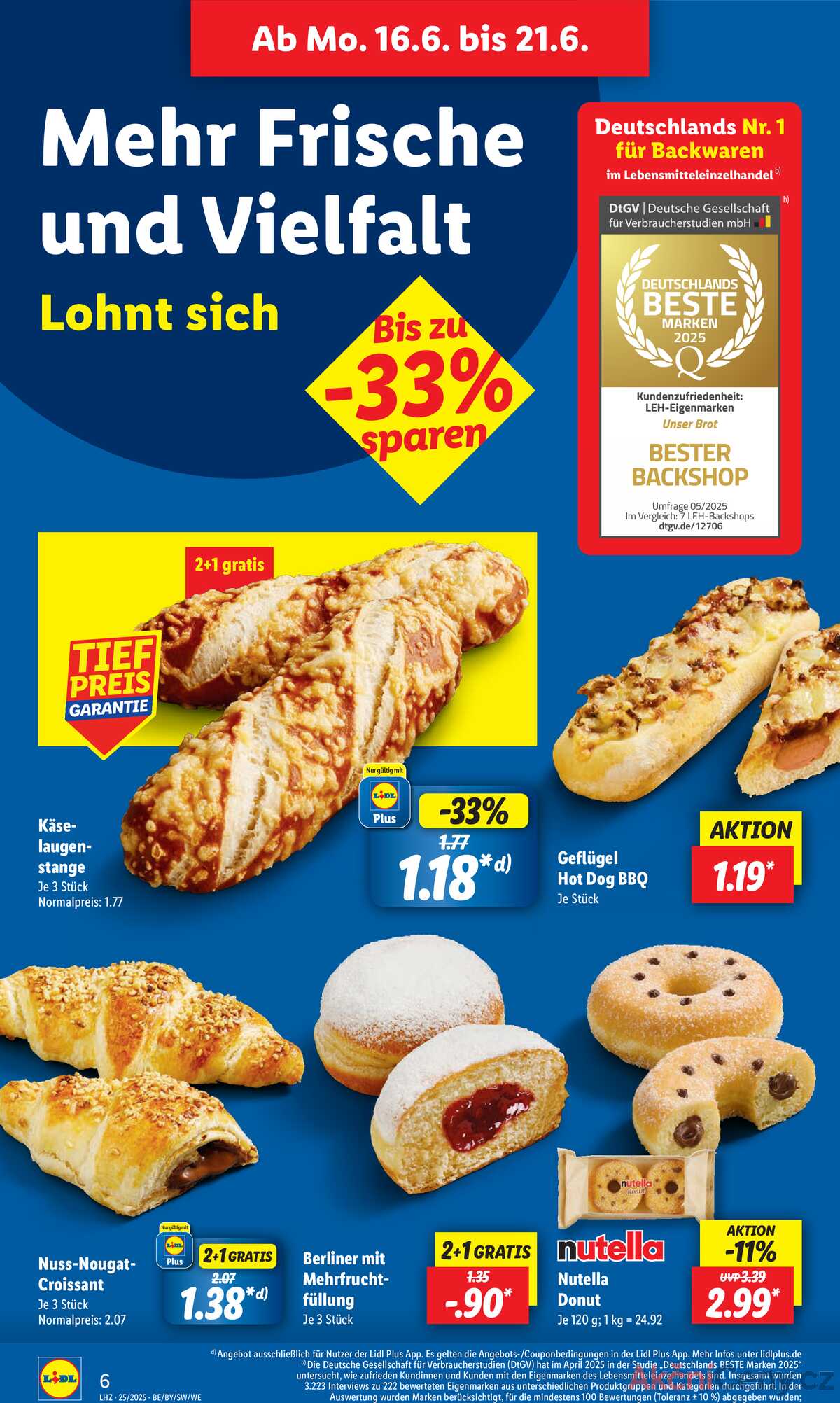 Leták Lidl Německo 16.6.-21.6.2025 strana 8