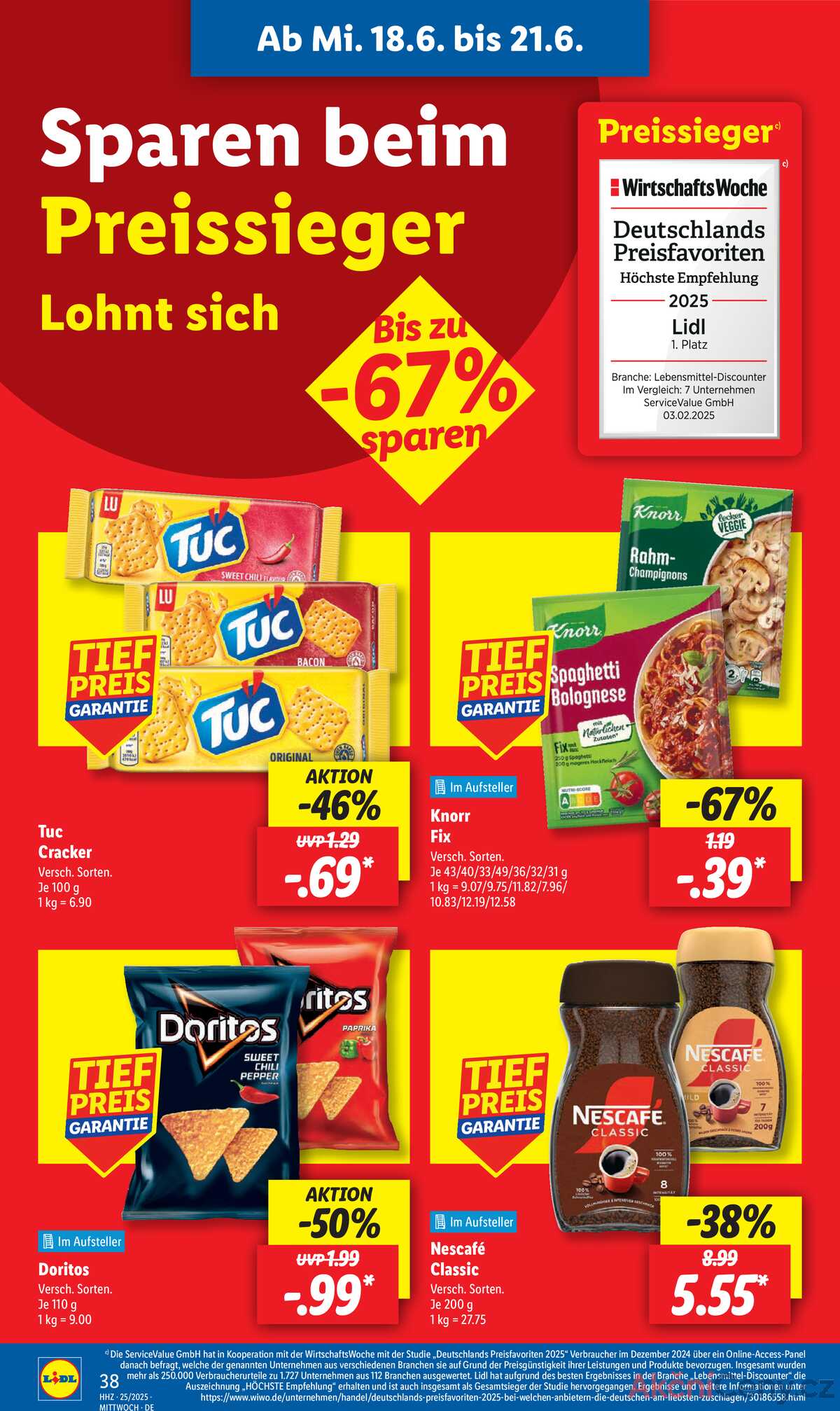 Leták Lidl Německo 16.6.-21.6.2025 strana 54