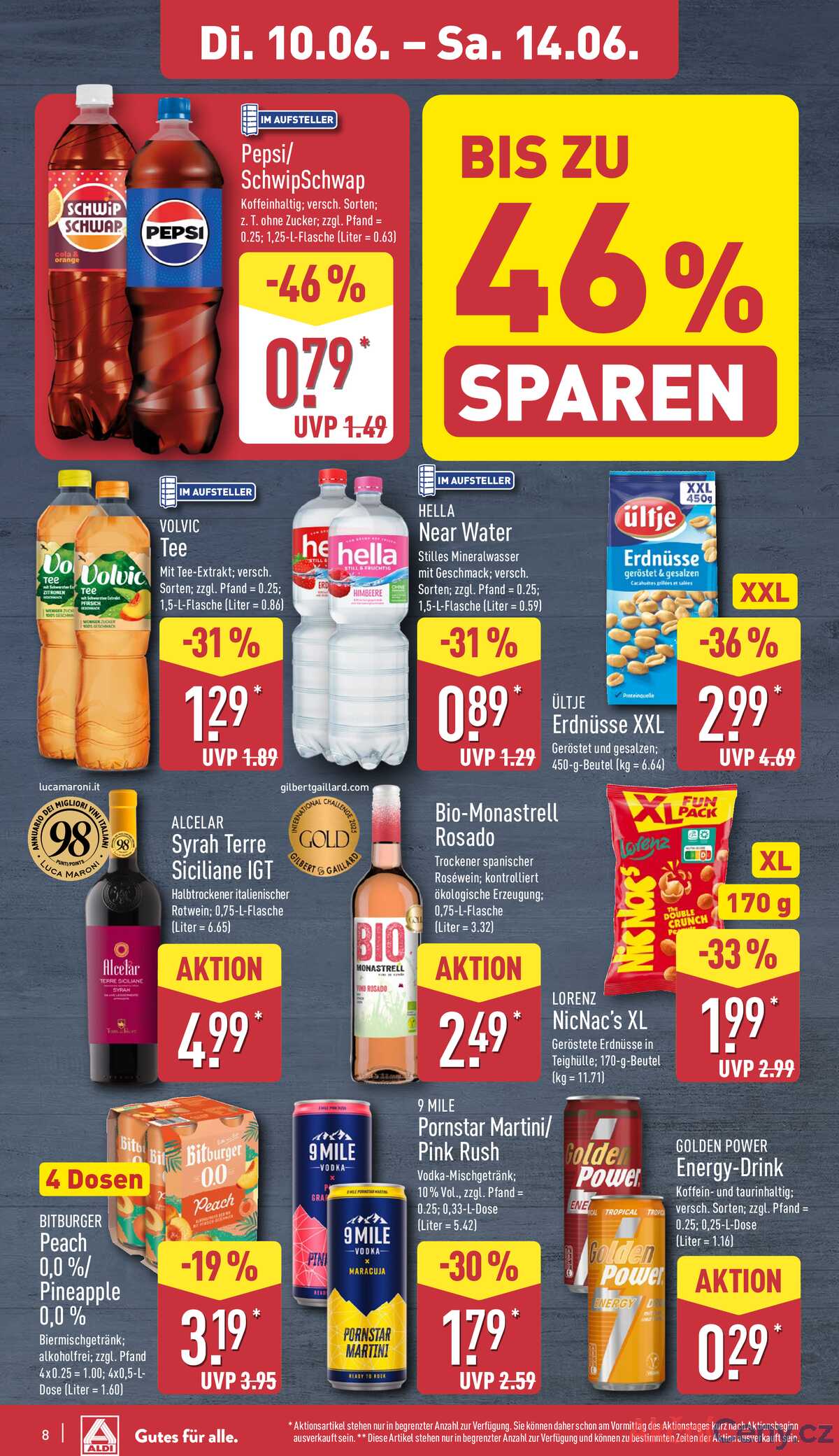 Leták ALDI Německo 10.6.-16.6.2025 strana 8