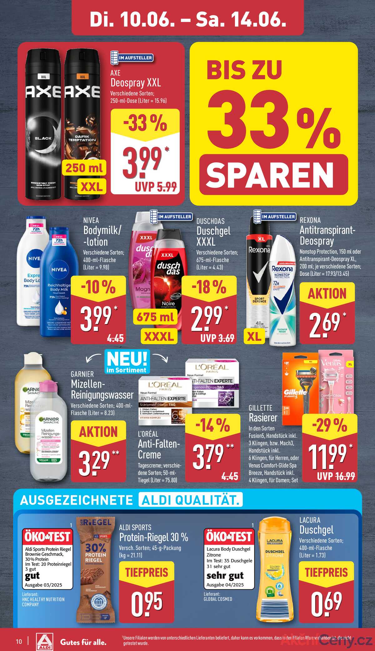 Leták ALDI Německo 10.6.-16.6.2025 strana 10