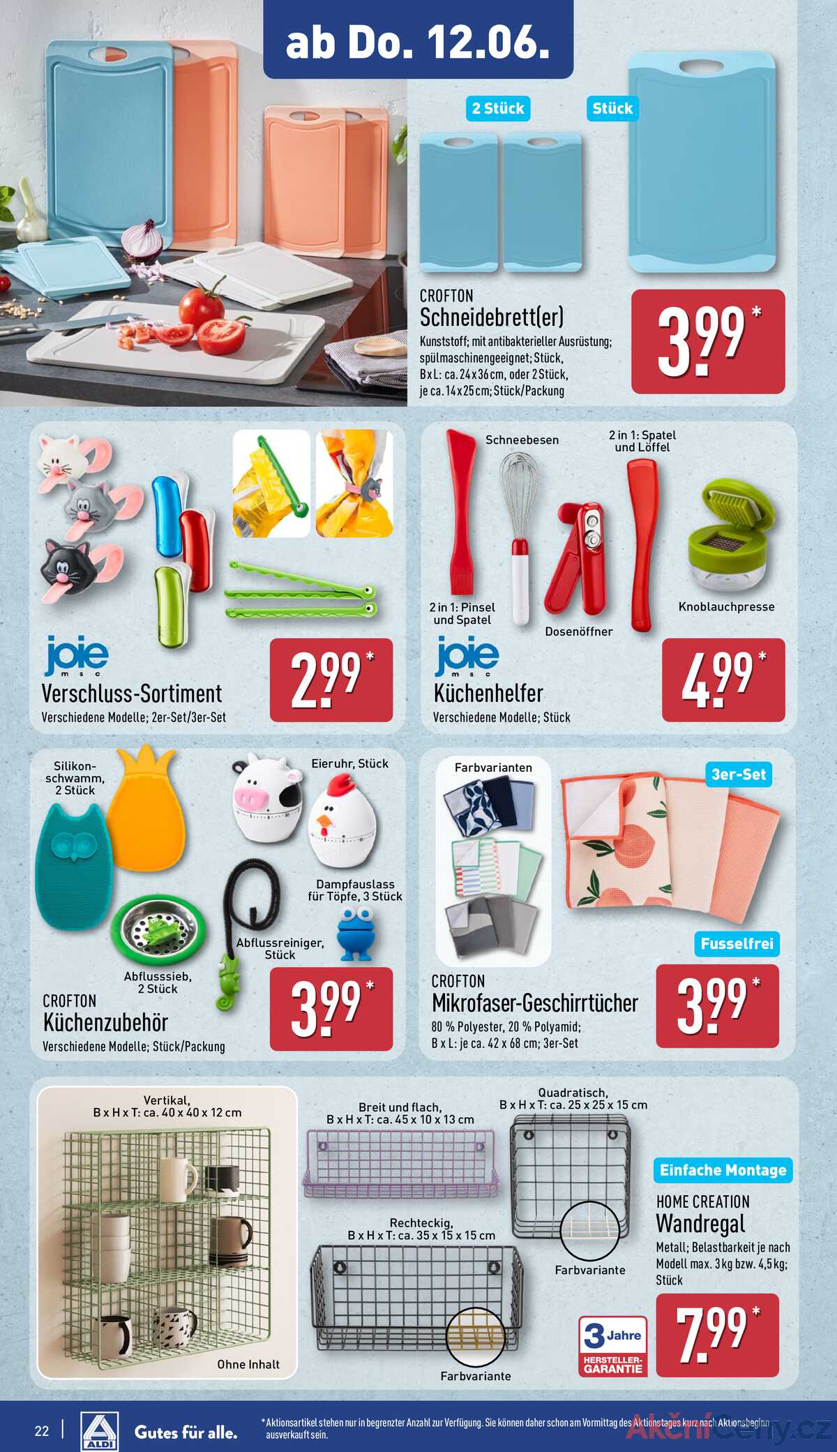 Leták ALDI Německo 10.6.-16.6.2025 strana 22