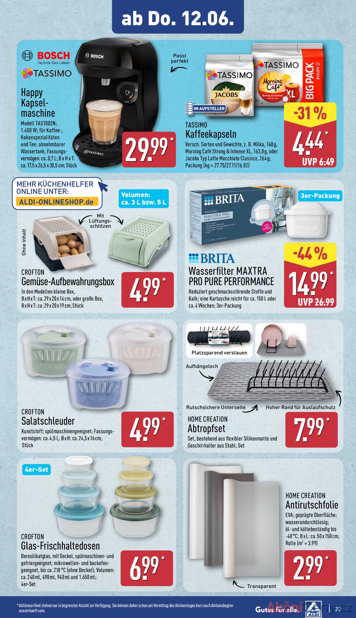 Leták ALDI Německo 10.6.-16.6.2025 strana 23
