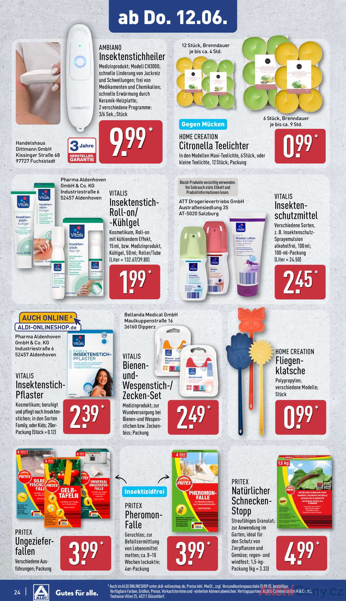 Leták ALDI Německo 10.6.-16.6.2025 strana 24