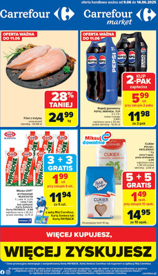 Leták Carrefour Polsko 9.6.-14.6.2025 - Trh od pondělí