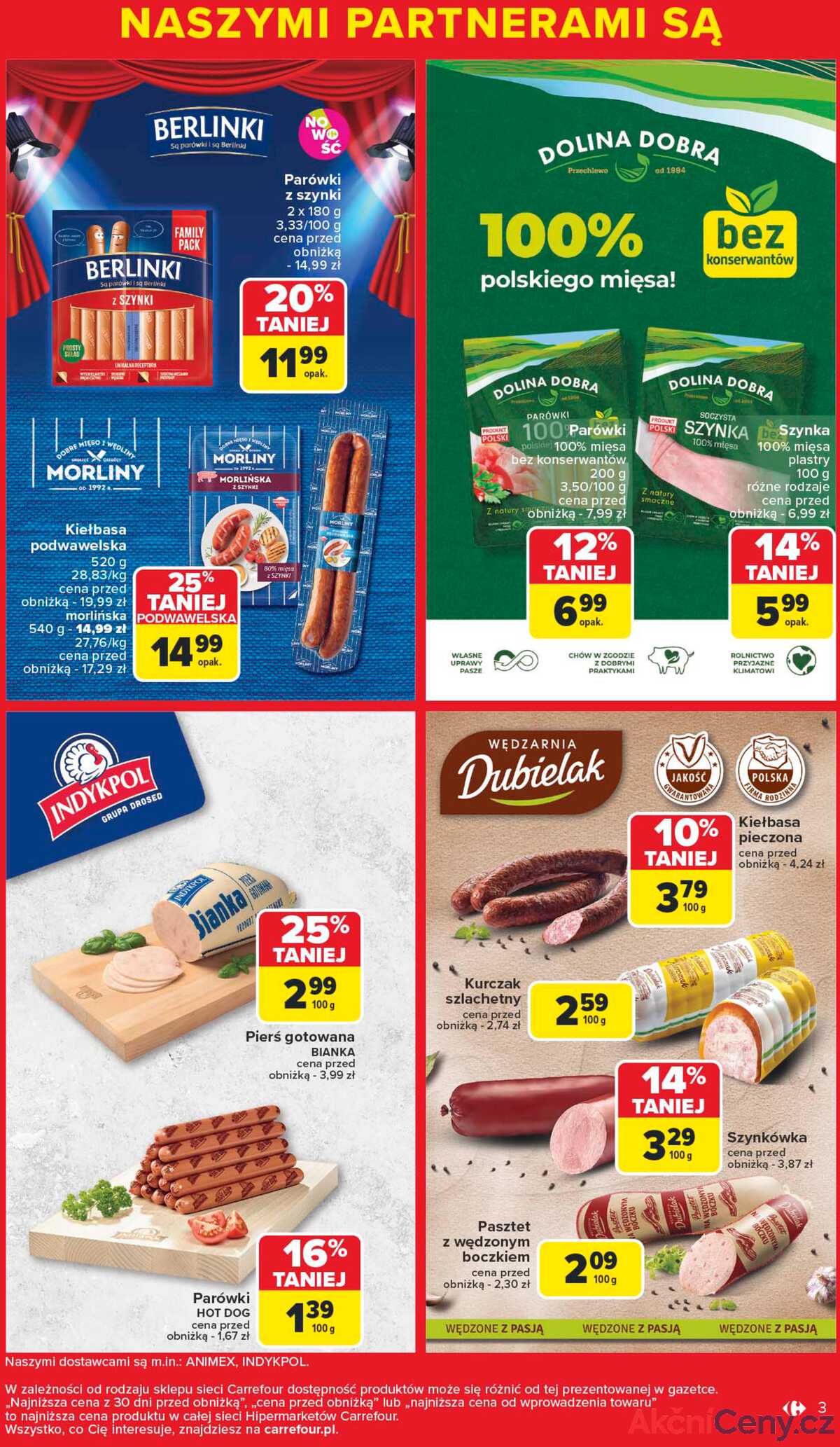 Leták Carrefour Polsko 9.6.-21.6.2025 - Čeká vás značková nabídka strana 3