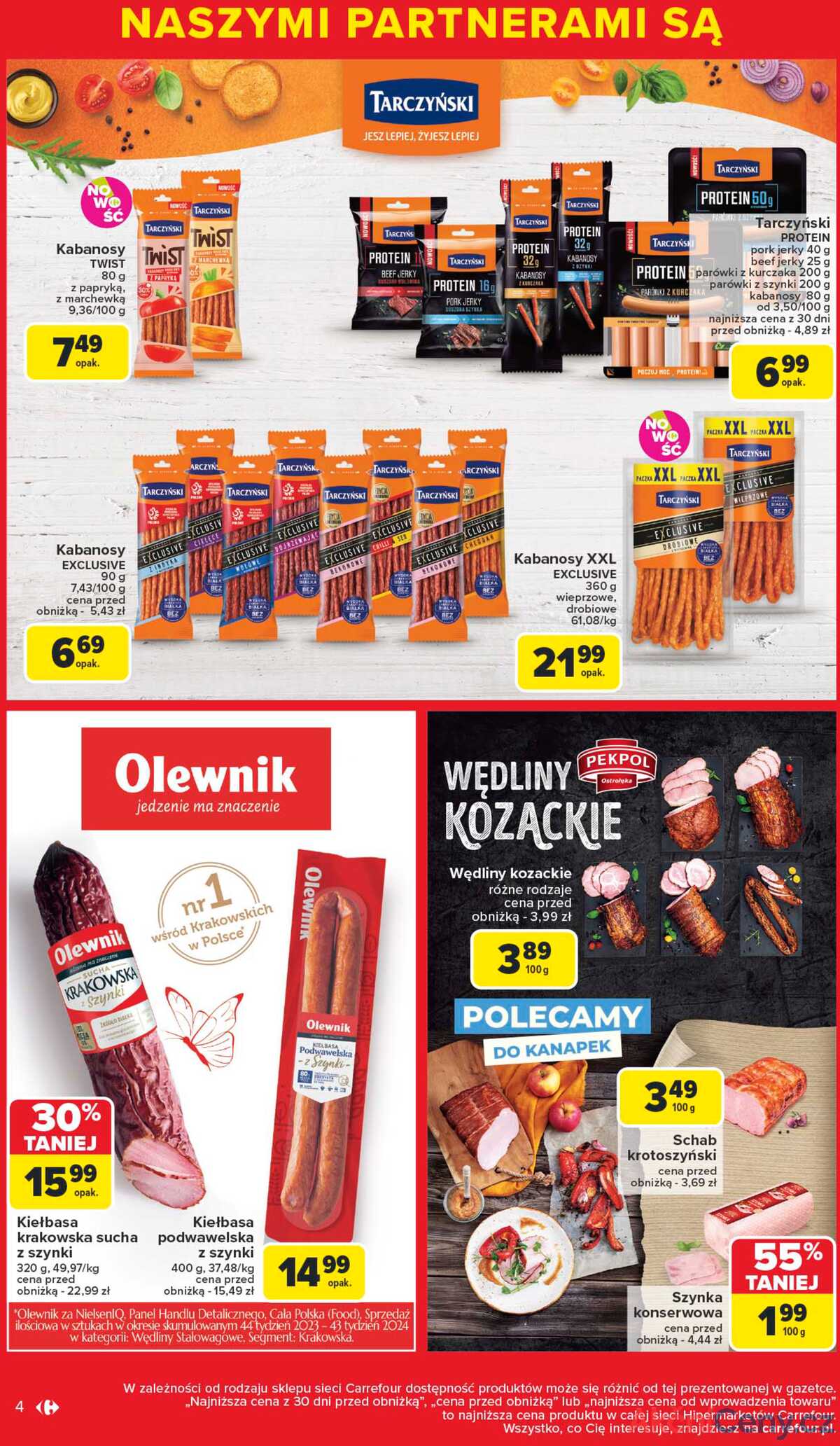Leták Carrefour Polsko 9.6.-21.6.2025 - Čeká vás značková nabídka strana 4