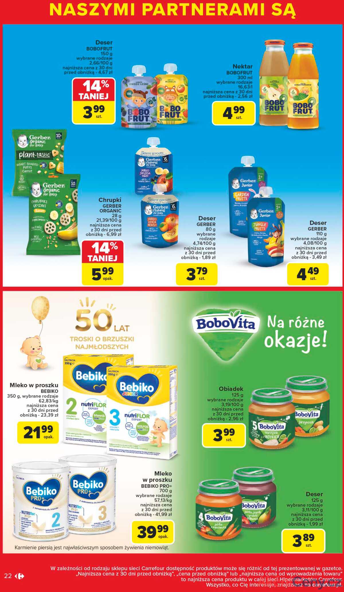 Leták Carrefour Polsko 9.6.-21.6.2025 - Čeká vás značková nabídka strana 22
