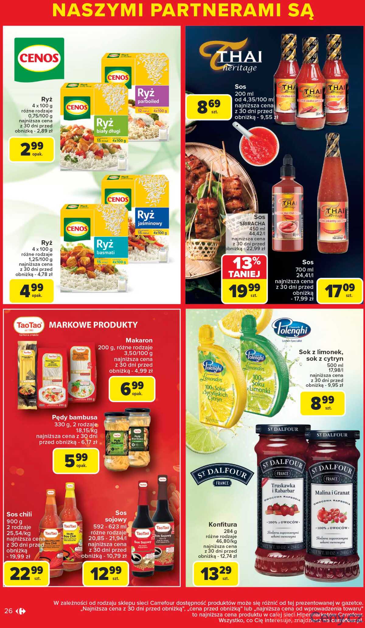 Leták Carrefour Polsko 9.6.-21.6.2025 - Čeká vás značková nabídka strana 26