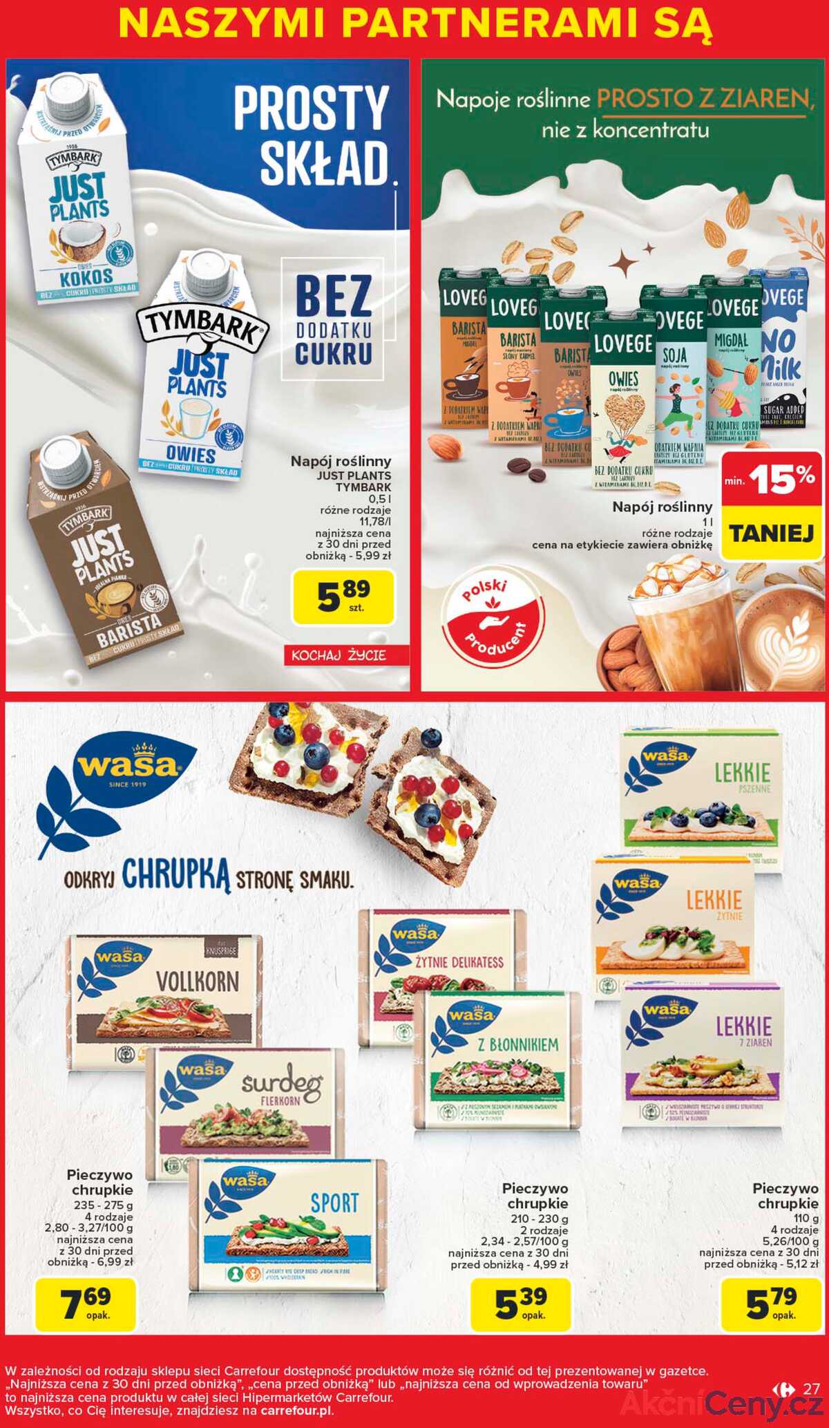 Leták Carrefour Polsko 9.6.-21.6.2025 - Čeká vás značková nabídka strana 27