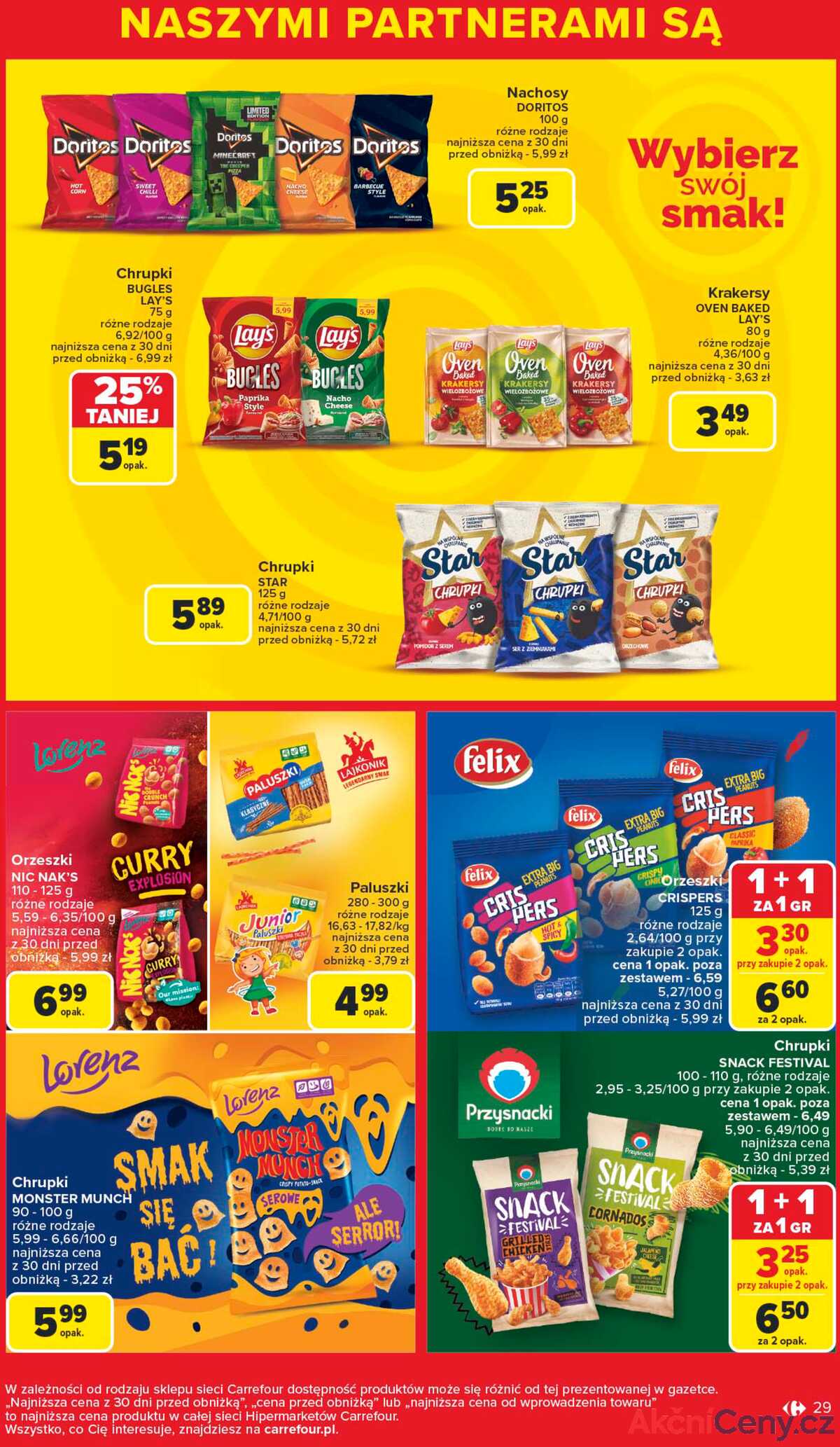 Leták Carrefour Polsko 9.6.-21.6.2025 - Čeká vás značková nabídka strana 29
