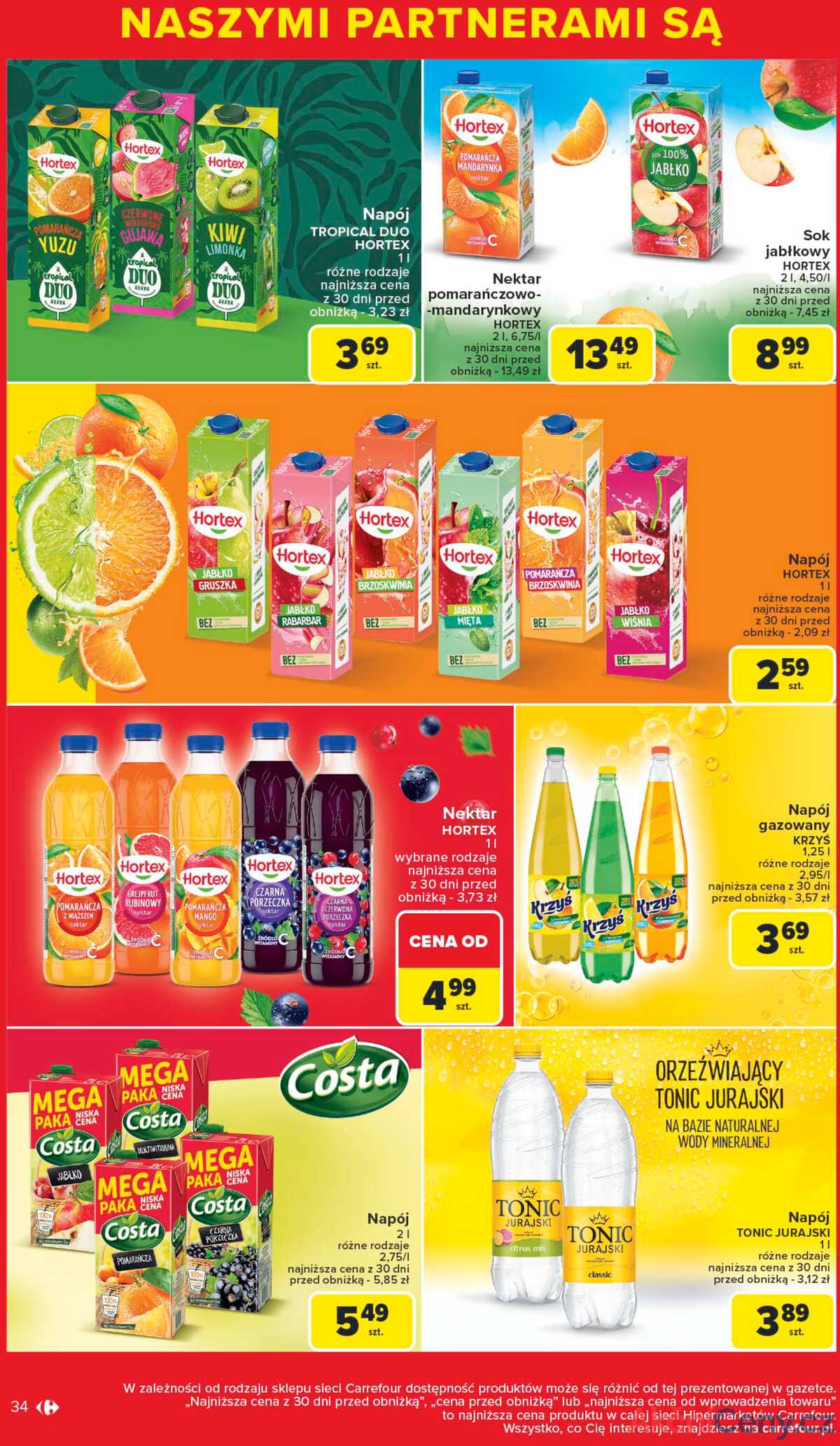 Leták Carrefour Polsko 9.6.-21.6.2025 - Čeká vás značková nabídka strana 34