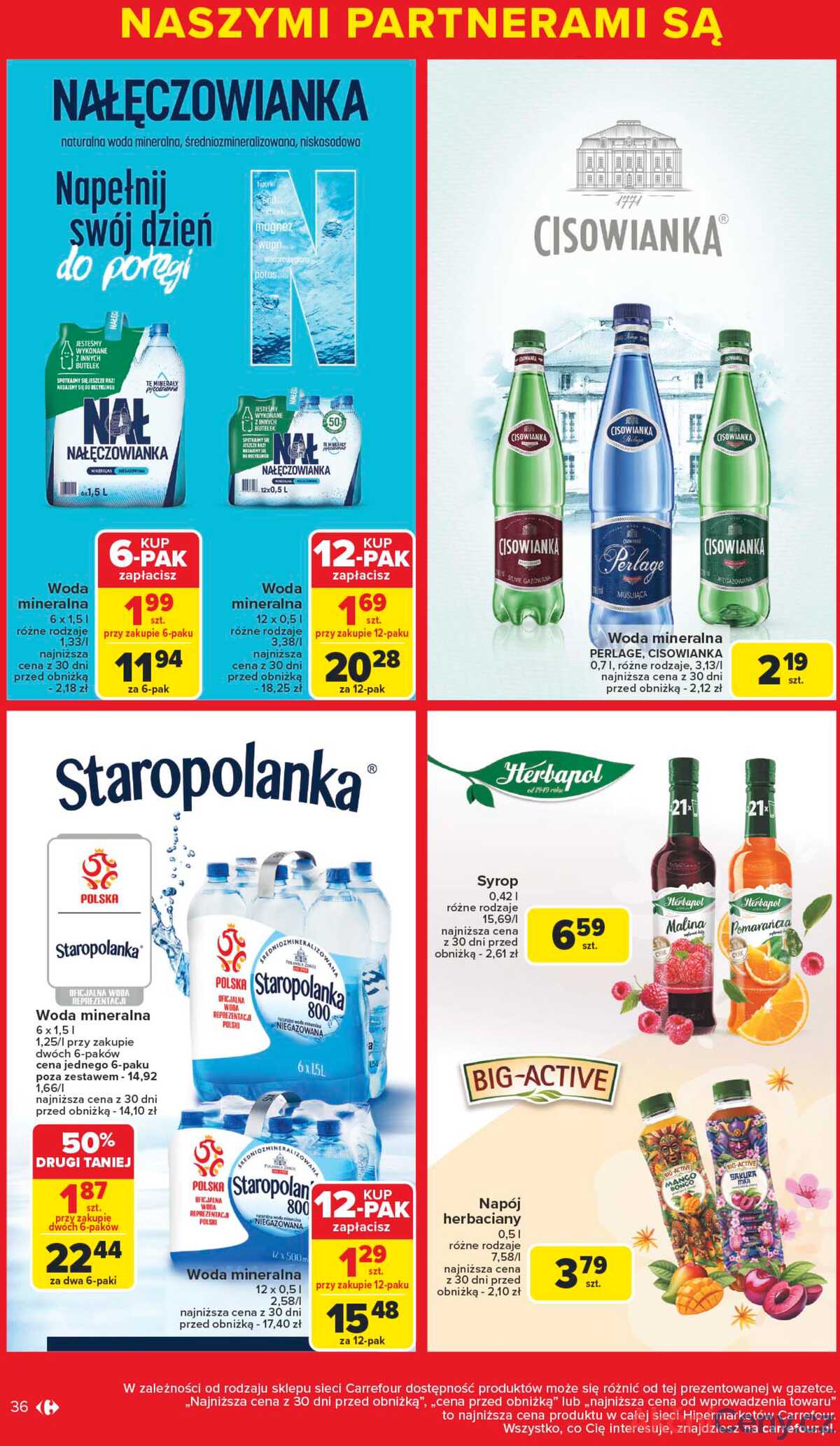 Leták Carrefour Polsko 9.6.-21.6.2025 - Čeká vás značková nabídka strana 36