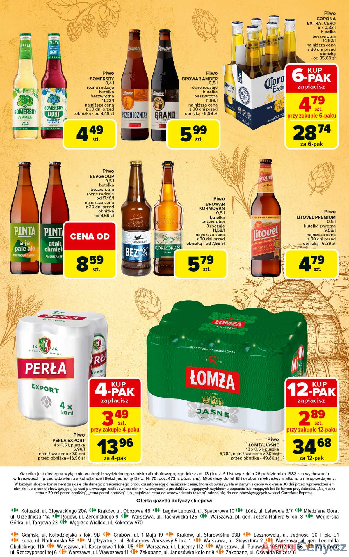 Leták Carrefour Polsko 10.6.-23.6.2025 - Pivní festival strana 2