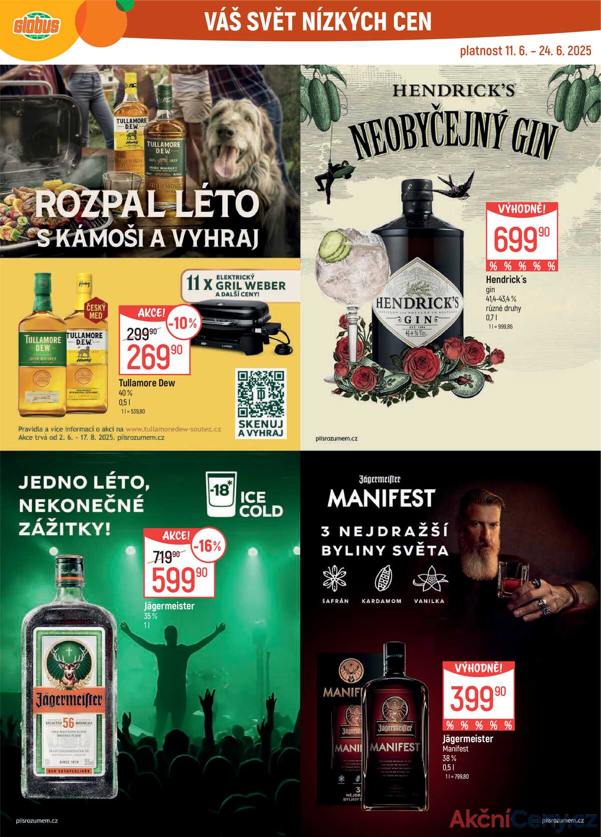 Akční leták Globus 11.6. - 17.6.2025 - Globus Praha - Zličín strana 4