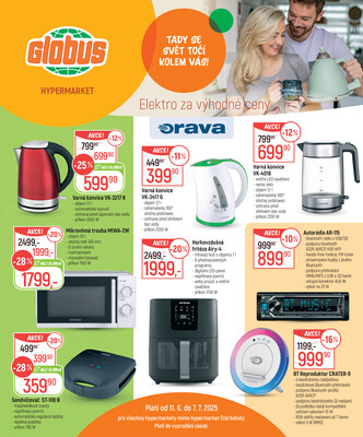 Akční leták Globus 11.6. - 7.7.2025 - Globus Opava