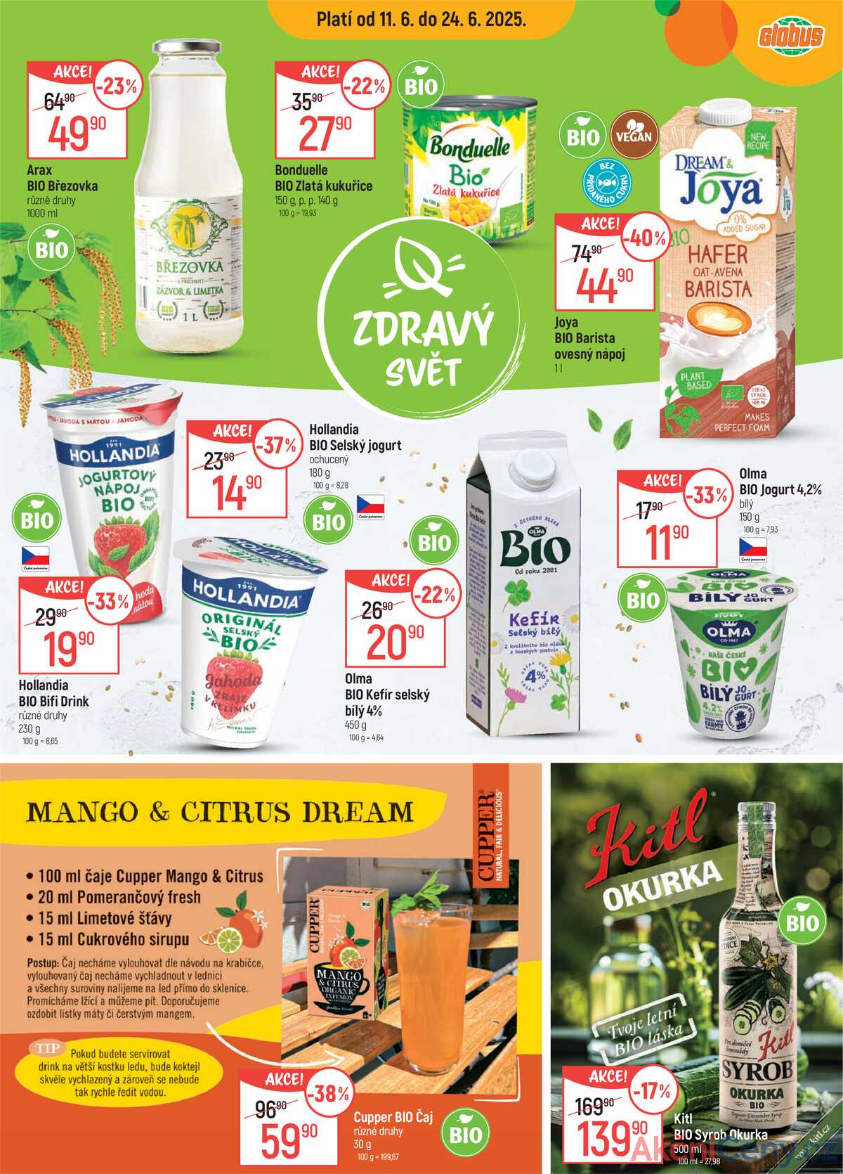 Akční leták Globus 11.6. - 24.6.2025 - Globus Brno Ivanovice strana 2