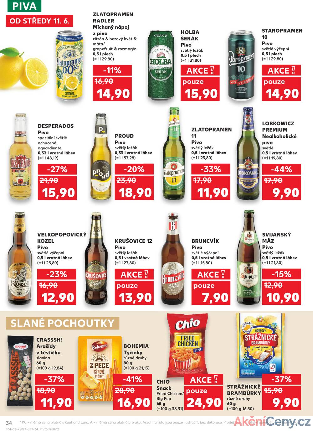 Leták Kaufland - Kaufland 11.6. - 17.6. - Kaufland - Strakonice - strana 34