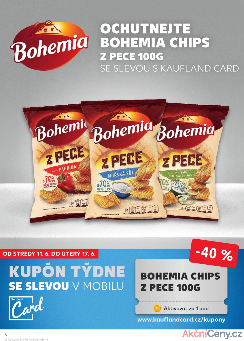 Leták Kaufland - Kaufland 11.6. - 17.6. - Kaufland - Praha 6 (Podbaba) - strana 6