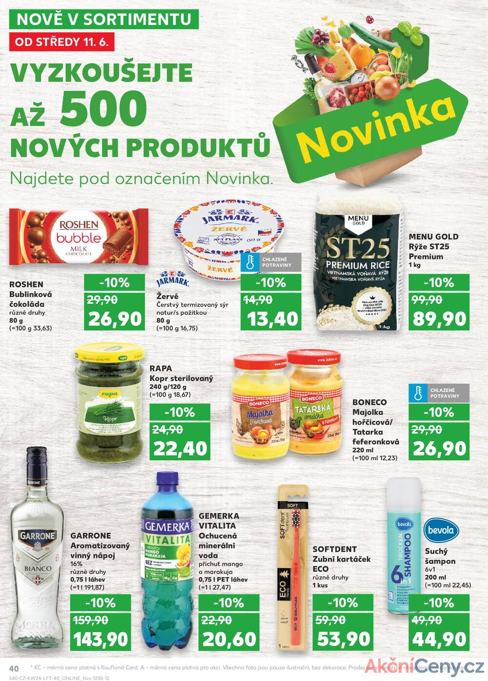 Leták Kaufland - Kaufland 11.6. - 17.6. - Kaufland - Jaroměř - strana 40