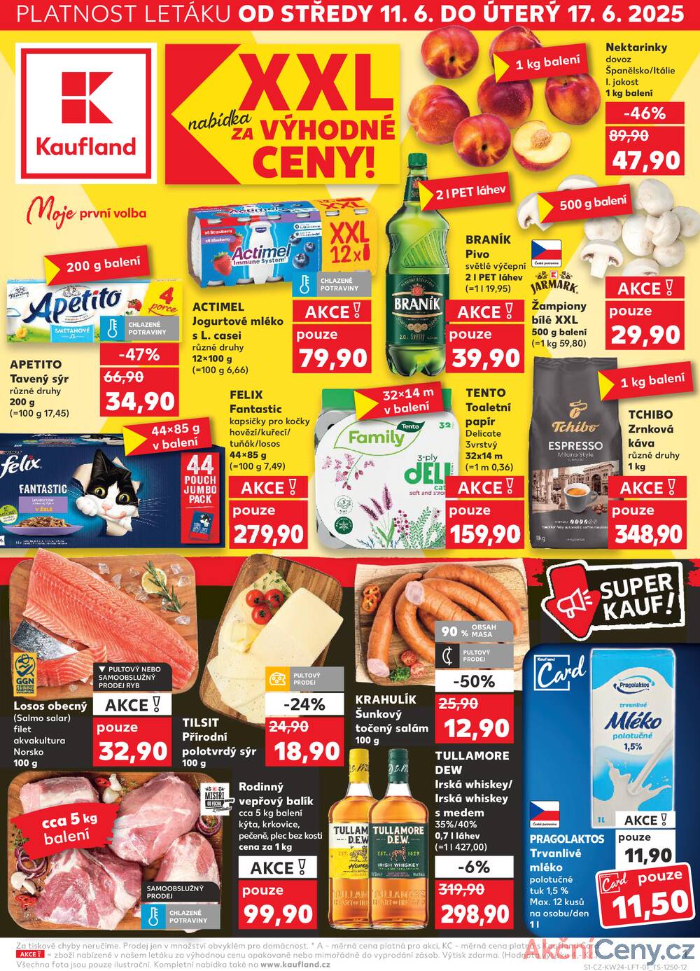 Leták Kaufland - Kaufland 11.6. - 17.6. - Kaufland - Praha 8 (Libeň) - strana 1