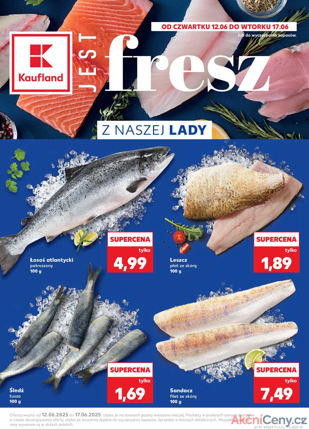 Leták Kaufland Polsko 12.6.-17.6.2025 strana 1