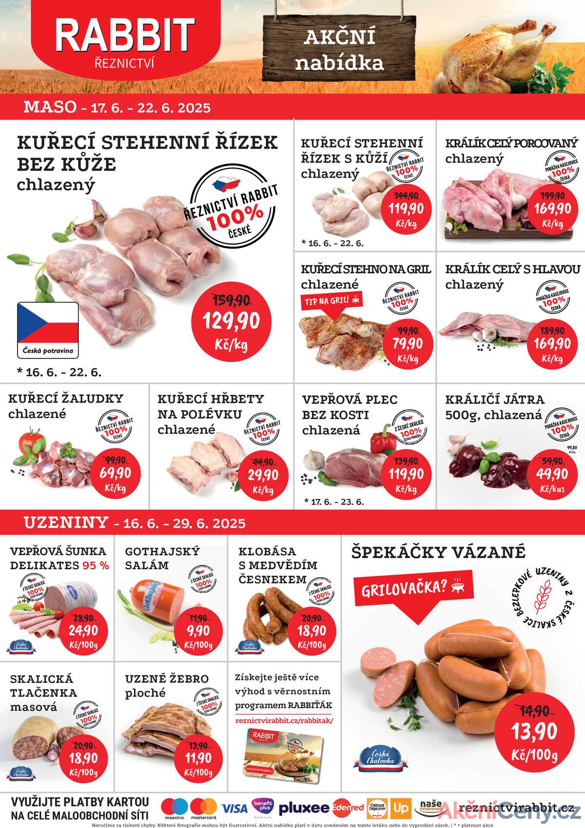 RABBIT řeznictví od 16.6. do 22.6.2025 strana 1