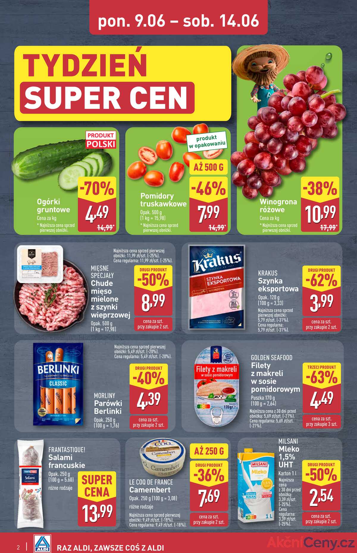 Leták Aldi Polsko 12.6.-14.6.2025 - Víkendová nabídka strana 2
